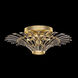 Trevi 4 Light 27.25 inch Gold Flush Mount Ceiling Light