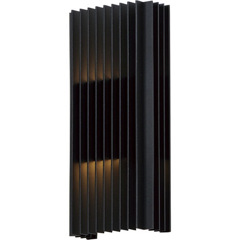 Rampart LED 14 inch Black Outdoor Wall Sconce