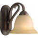 Torino 1 Light 7 inch Forged Bronze Bath Vanity Wall Light