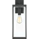 Westover 1 Light 20 inch Earth Black Outdoor Wall Lantern