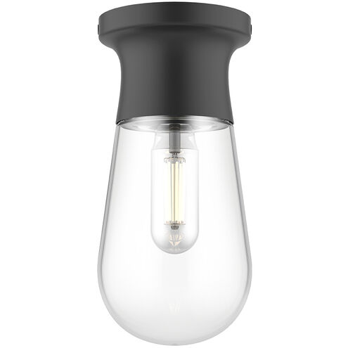 Alora Mood Marcel 1 Light 4.75 inch Matte Black Semi Flush Mount Ceiling Light