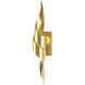 Flux 1 Light 4.5 inch Modern Brass ADA Sconce Wall Light