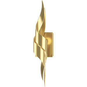 Flux 1 Light 4.5 inch Modern Brass ADA Sconce Wall Light