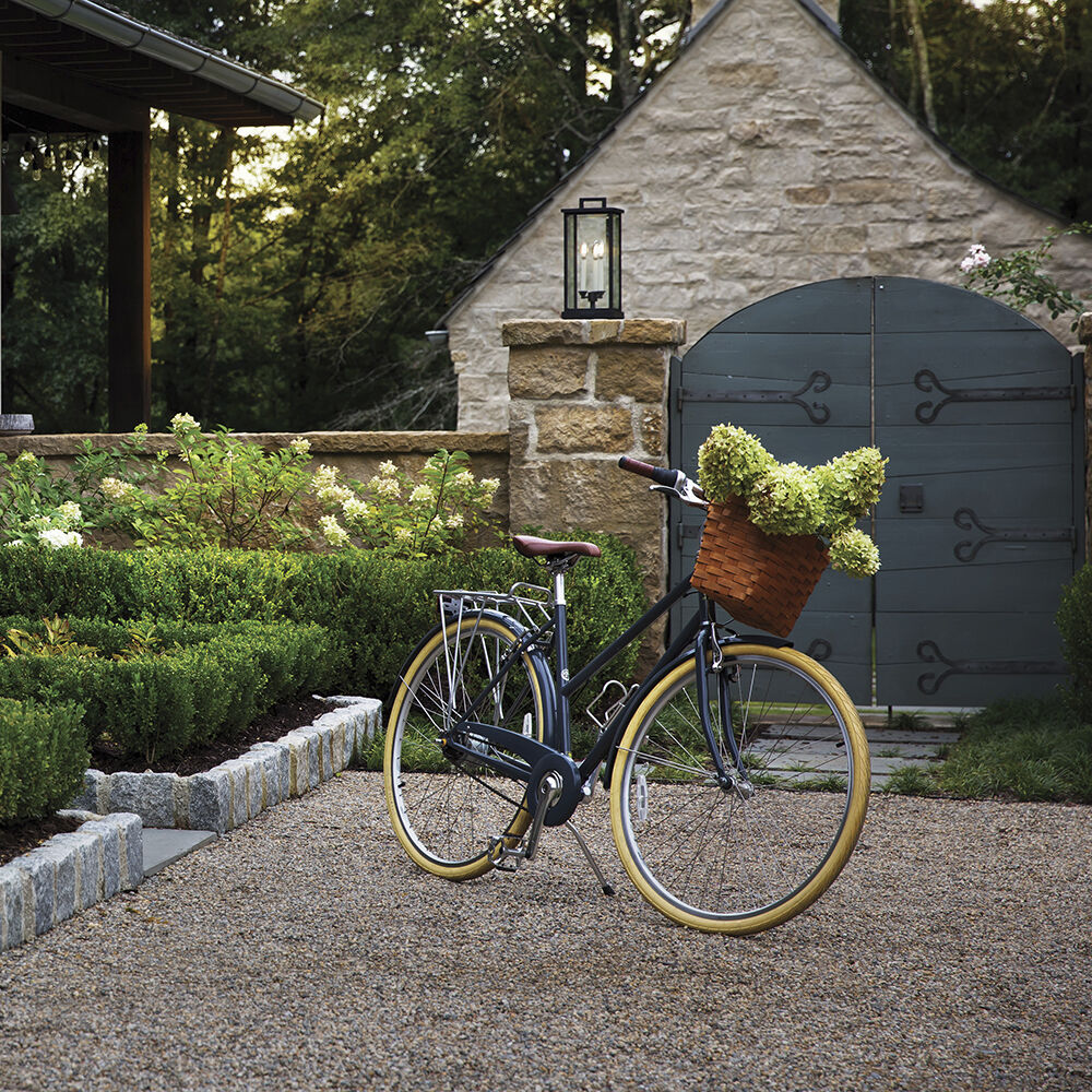 Estate Series Weymouth Outdoor Wall Mount Lantern in Black