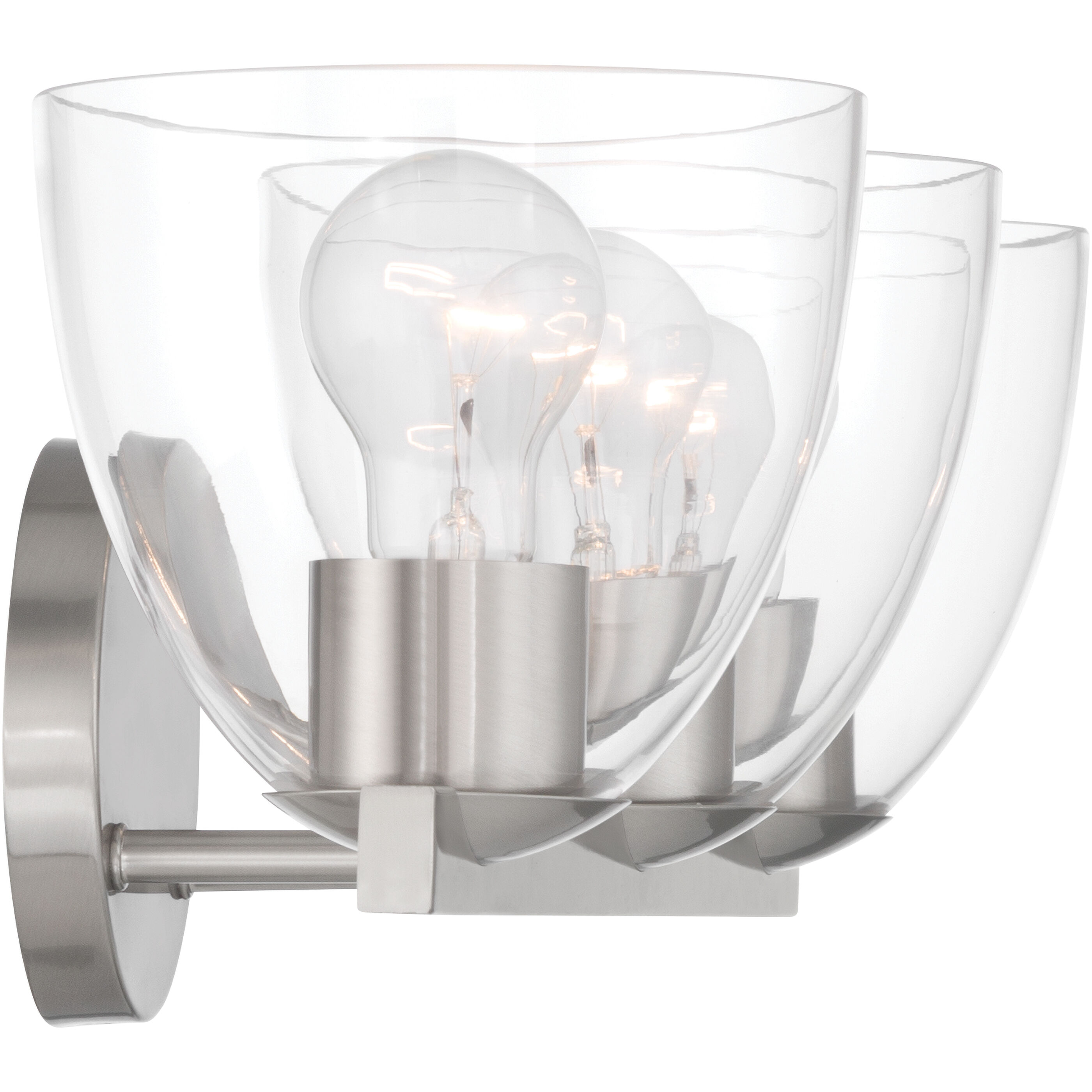 Noellea 3 Light 23.5 inch Brushed Nickel Vanity Wall Light