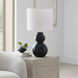 Drew & Jonathan Buckley 27.38 inch 9.00 watt Gloss Black Table Lamp Portable Light