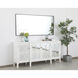 Monet 60 X 30 inch Black Wall Mirror
