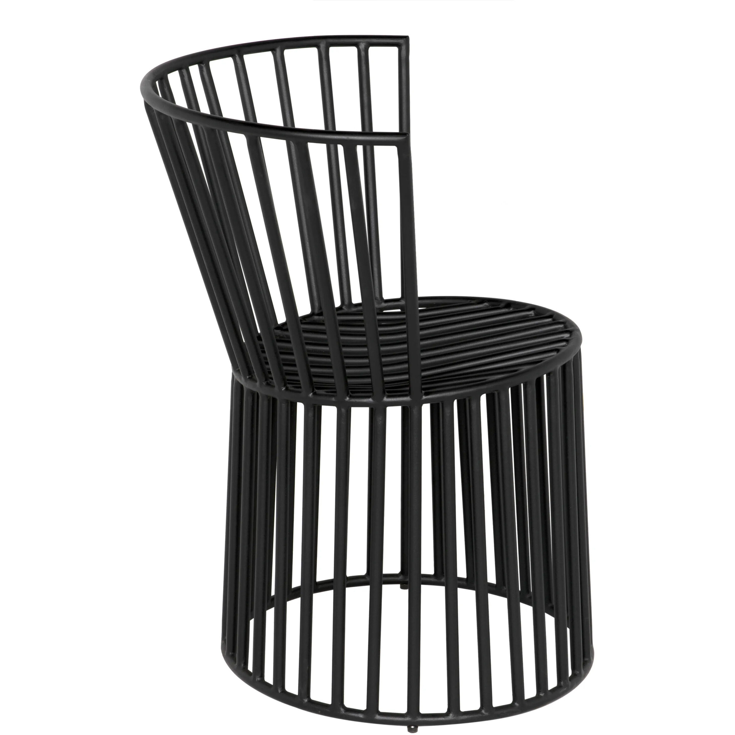 Ellsworths Matte Black Occasional Chair