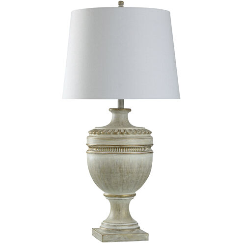 Cameron 36 inch 150.00 watt Washed Cream Table Lamp Portable Light