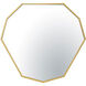 Hex No 30 X 28 inch Gold Wall Mirror, Tamara Day Collaboration