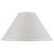 Burlap Light Heather 15 inch Shade