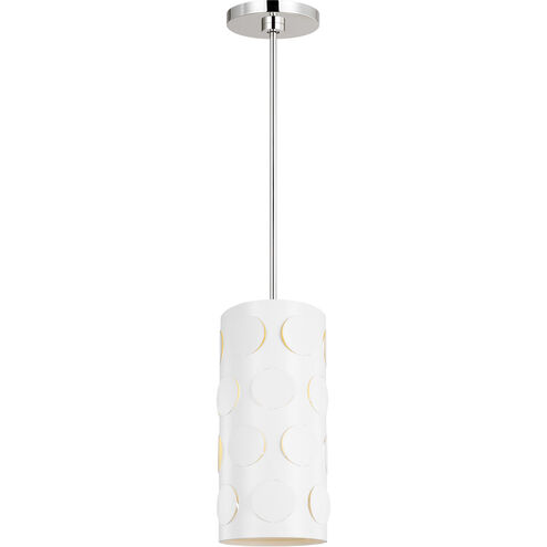 kate spade new york Dottie 1 Light 7.13 inch Polished Nickel Pendant Ceiling Light