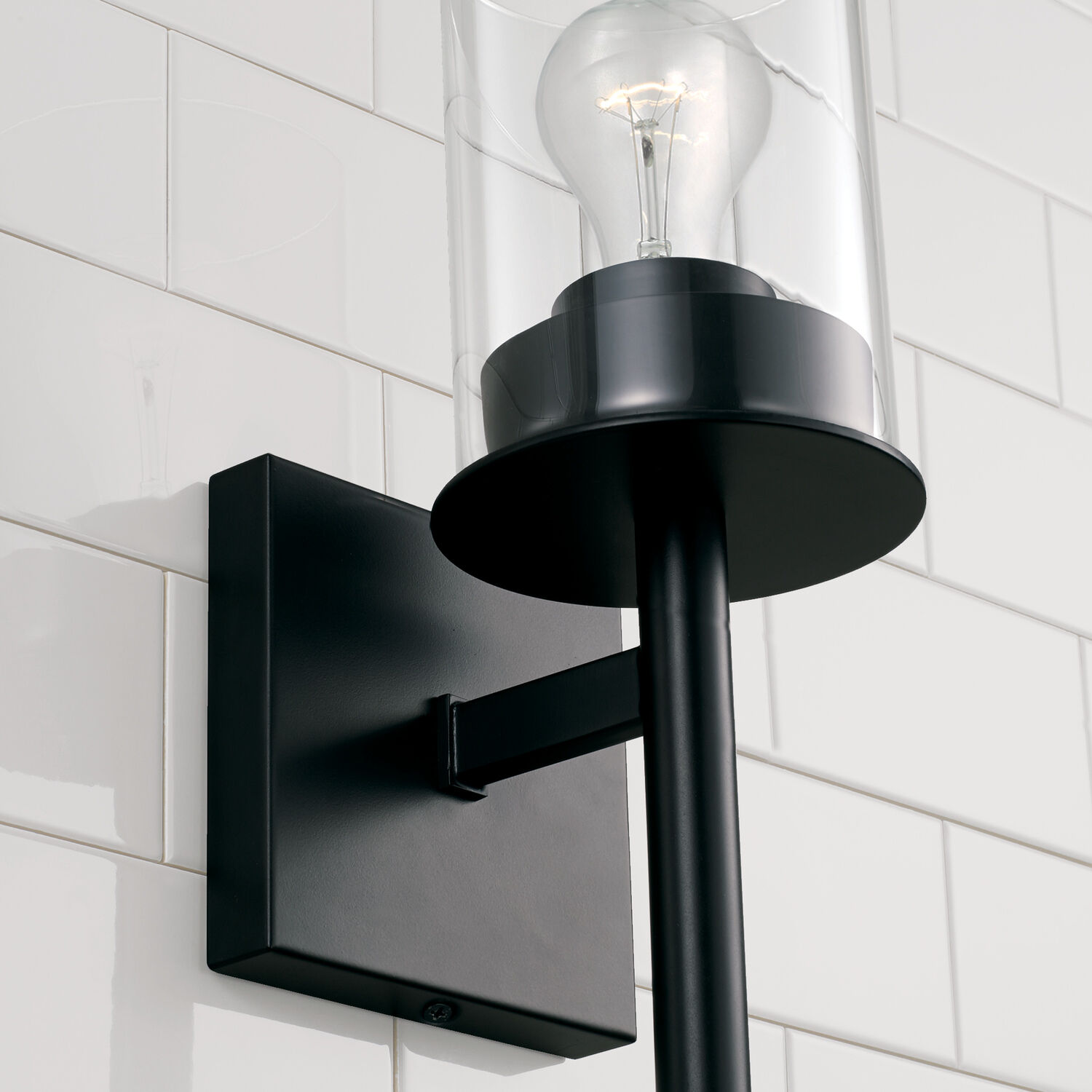 Mason 1 Light 5 inch Matte Black Sconce Wall Light