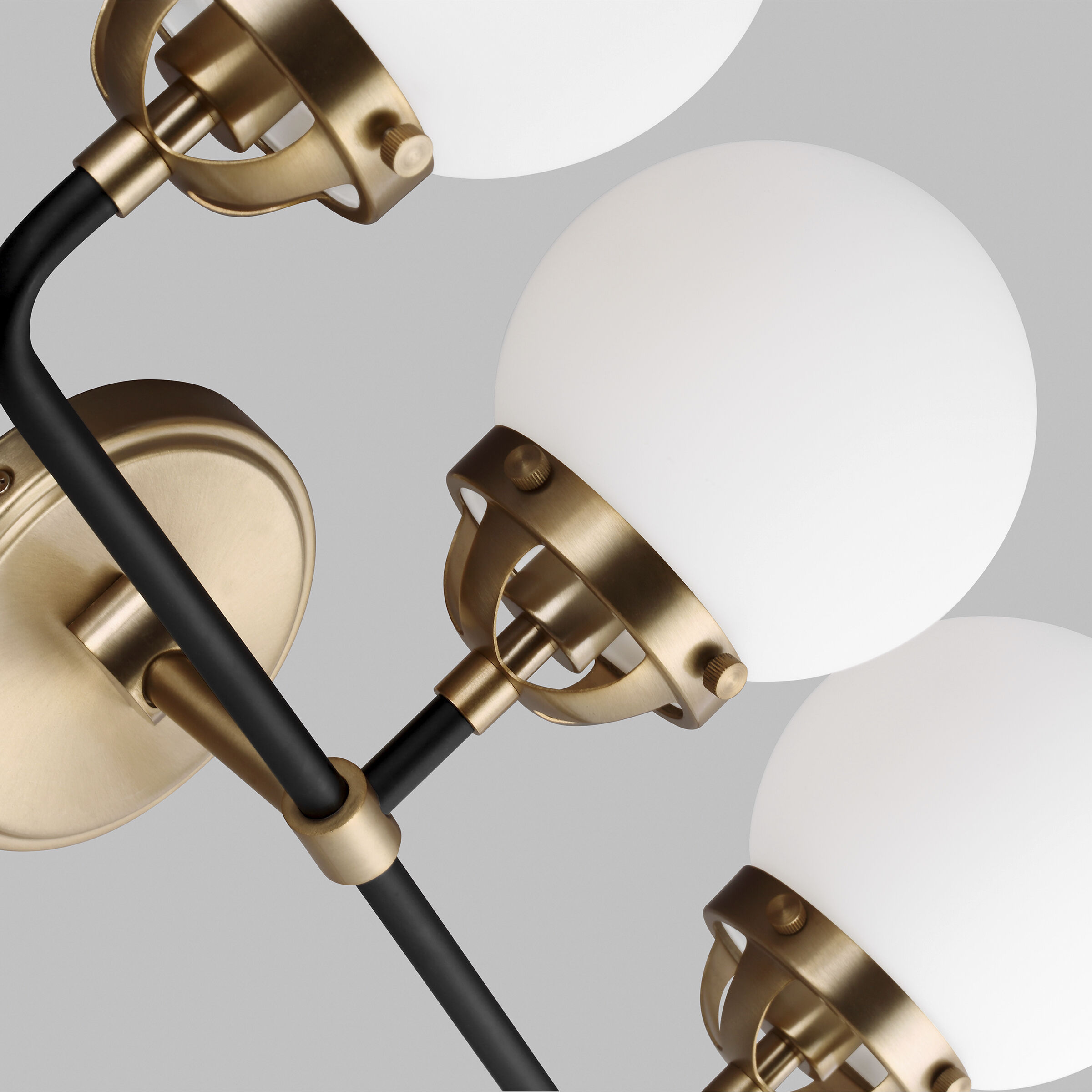 Ian K. Fowler Cafe Wall Bath Fixture Wall Light in Satin Brass