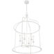 Brookstone 6 Light 26 inch Bisque White Pendant Ceiling Light