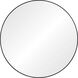 Sami 48 X 48 inch Matte Black and Clear Mirror
