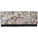 Mireille 39.4 X 39.4 inch Brown/Black Coffee Table