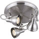 Madison 3 Light Brushed Nickel Track Ceiling Light