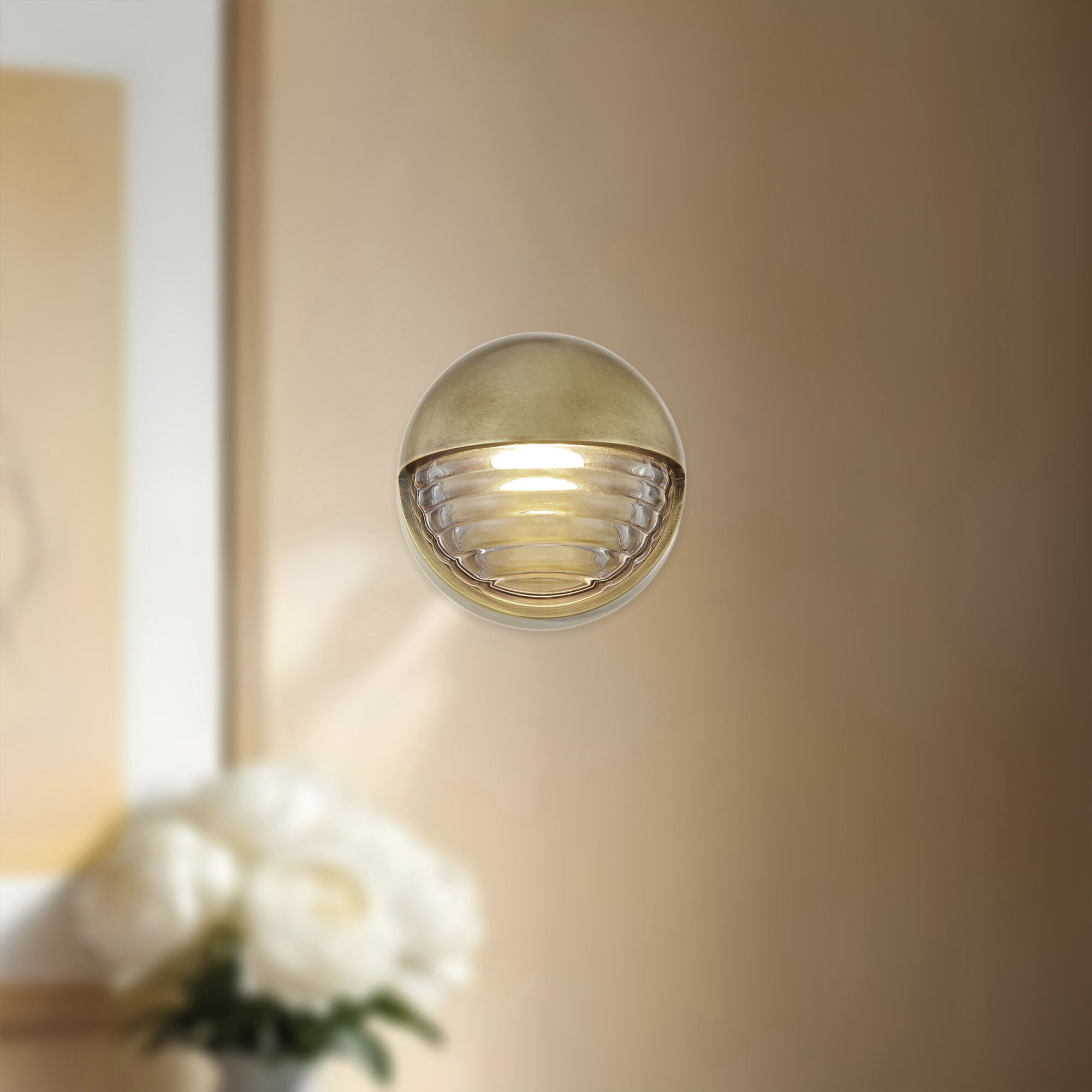 Palais Wall/Ceiling Light Wall Light in Vintage Brass