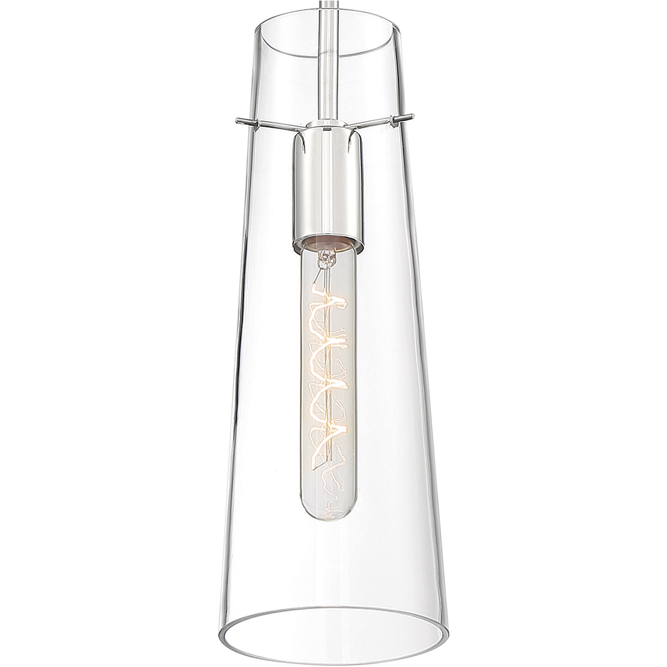 Alondra 1 Light 4 inch Polished Nickel Pendant Ceiling Light