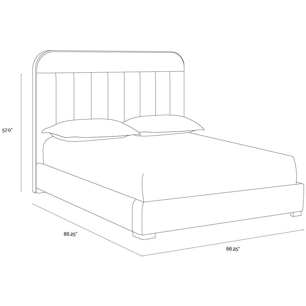 Davina Ernst Silverstone Bed, Queen