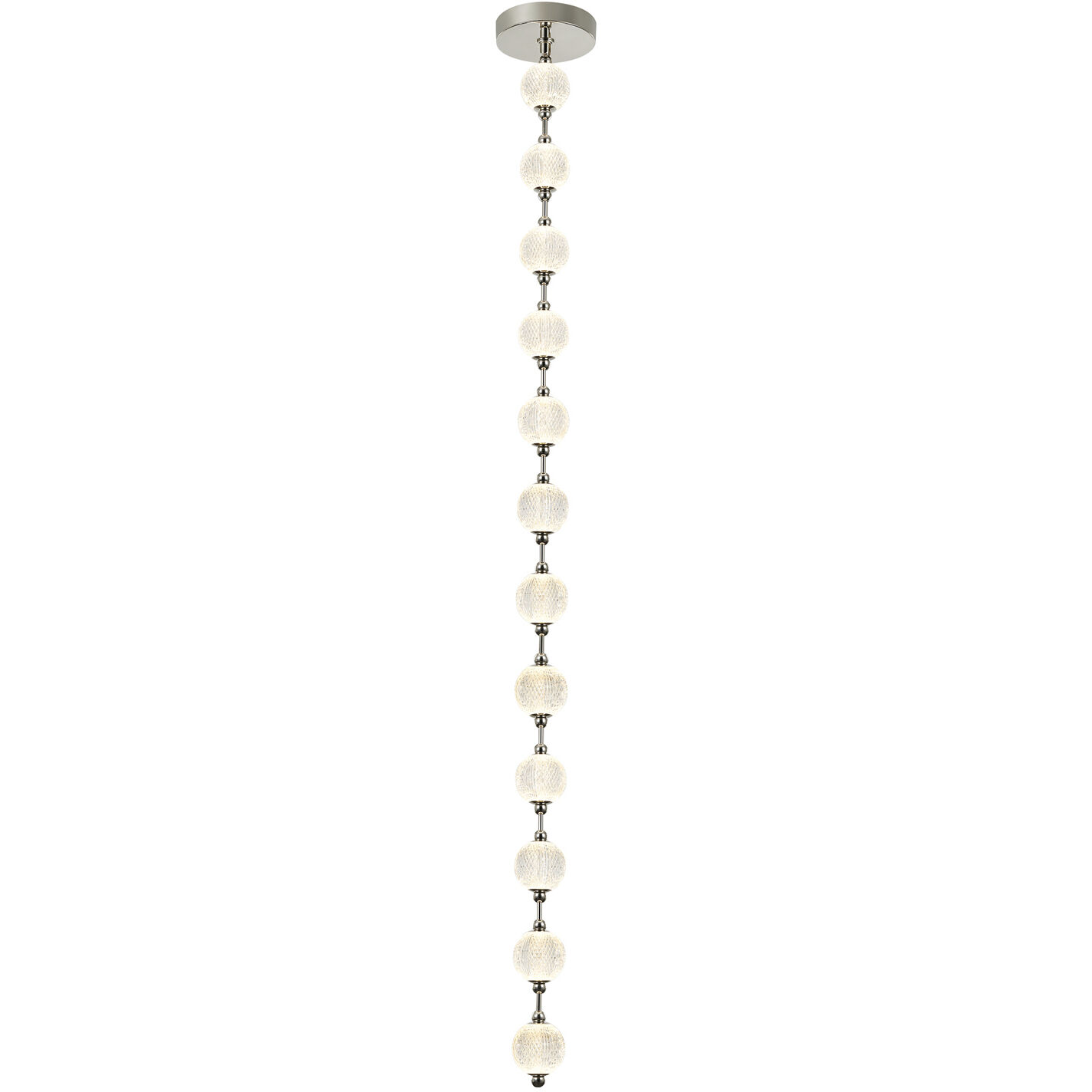 Marni Pendant Ceiling Light in Polished Nickel