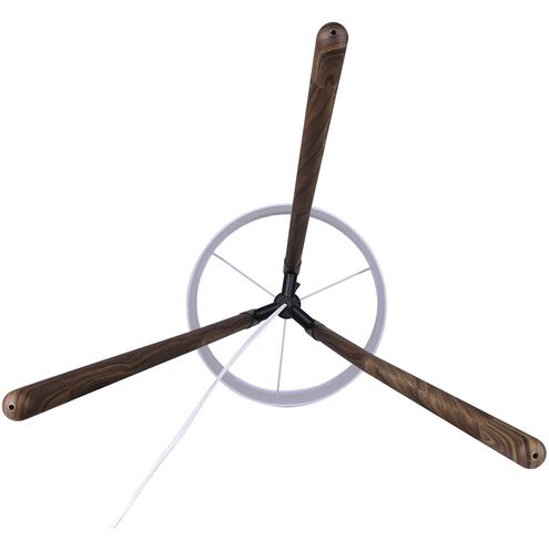 Sull 57 inch 150.00 watt Black and Wood Floor Lamp Portable Light