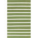 Frontier Light Beige/Grass Green Handmade Rug