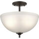 Jackson 2 Light 14 inch Oil Rubbed Bronze Pendant Ceiling Light