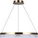 Elynn LED 23.5 inch Gold Chandelier Ceiling Light