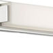Slick LED 36 inch Polished Nickel Vanity Light Wall Light