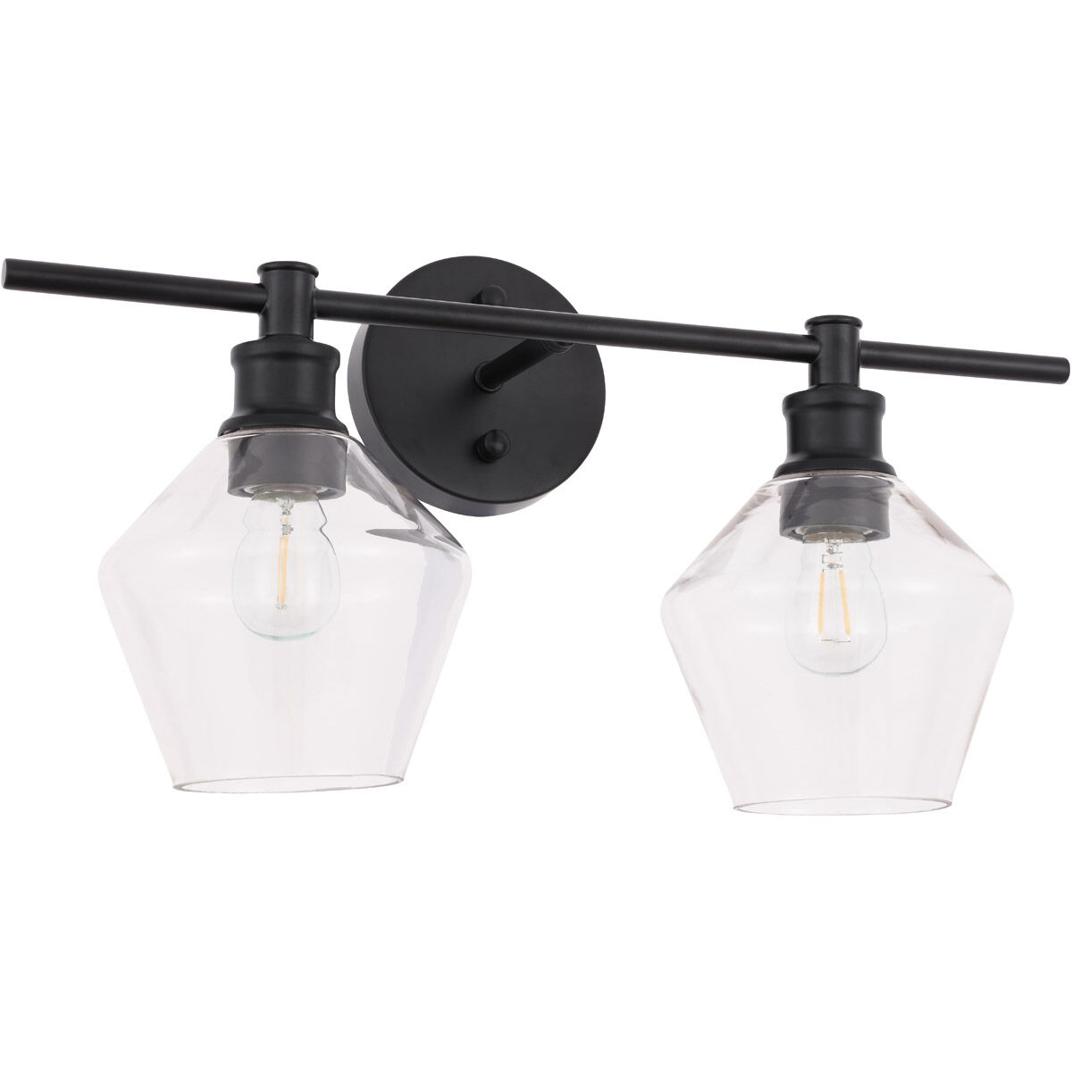 Rochester 2 Light 19 inch Black Wall sconce Wall Light