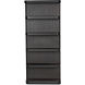 Dido Matte Black Bookcase