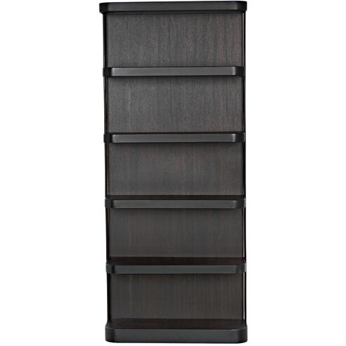 Dido Matte Black Bookcase