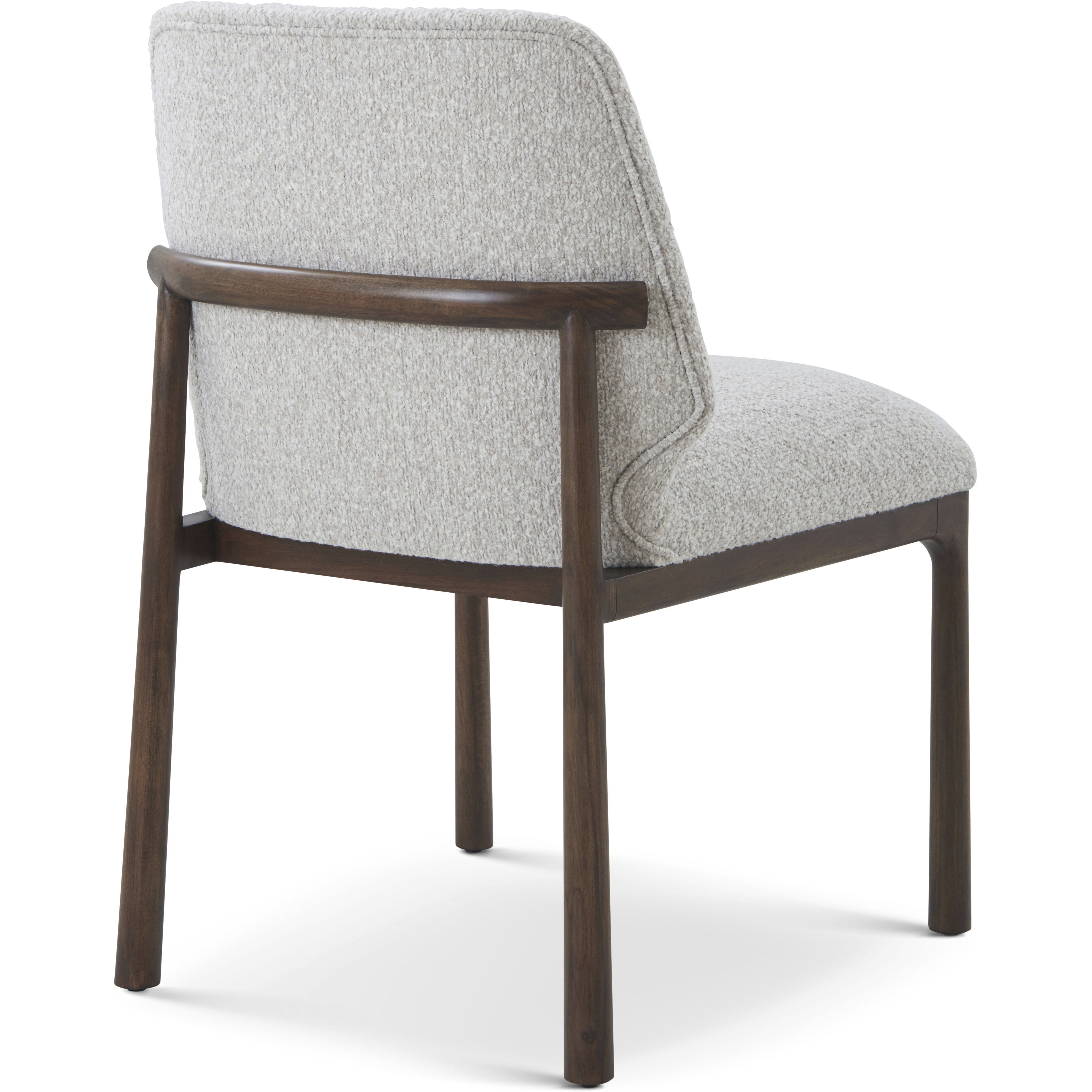 Urbane Campfire Dining Side Chair, Wooden, Upholstered