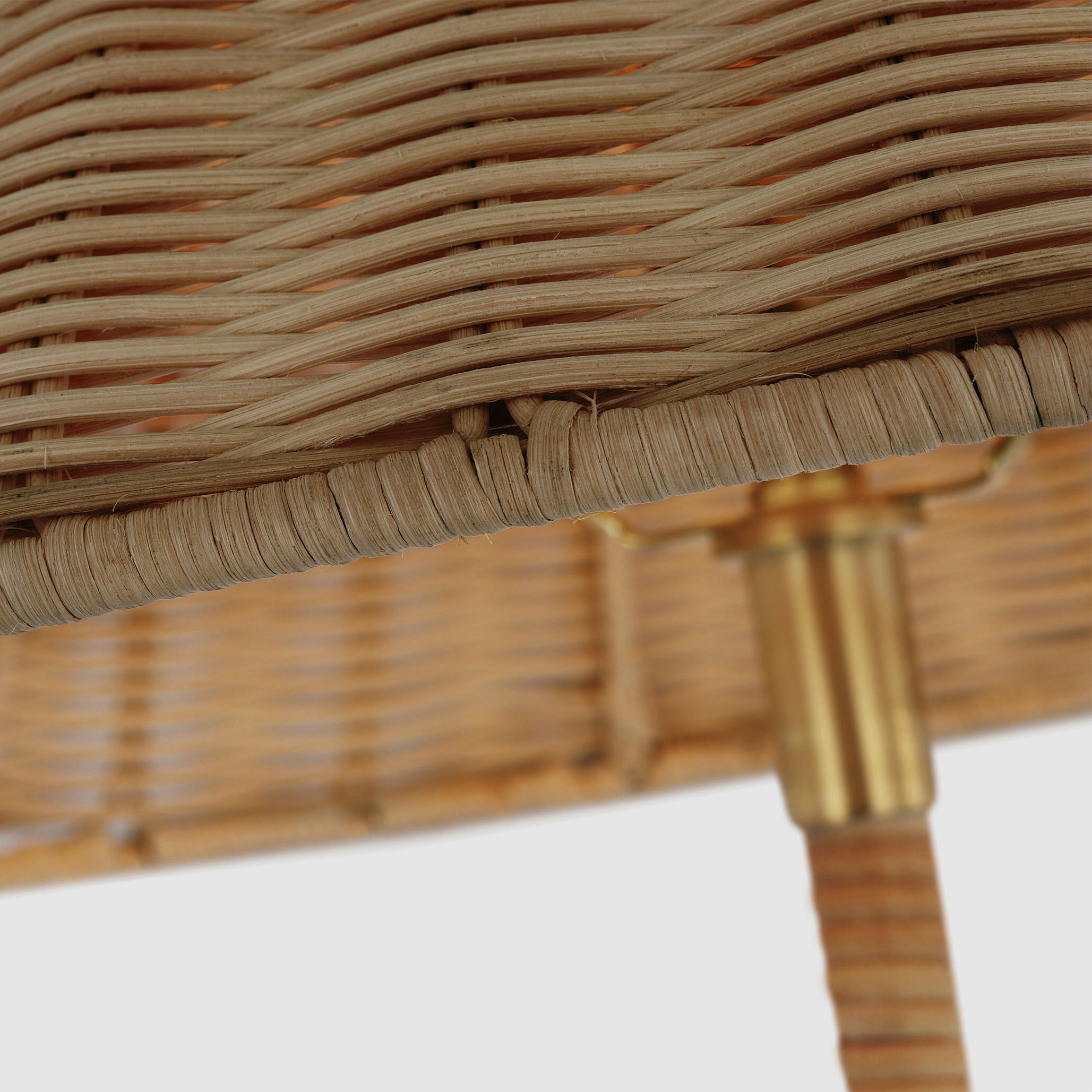 Marie Flanigan Wimberley 60 inch 15.00 watt Soft Brass Wrapped Floor Lamp Portable Light, Medium