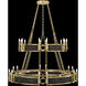 Mirage 24 Light 50 inch Gold Chandelier Ceiling Light