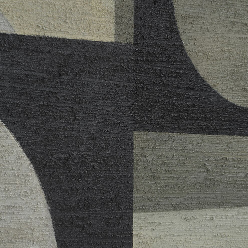 Gladiolus Green and Black and White and Beige Canvas Art