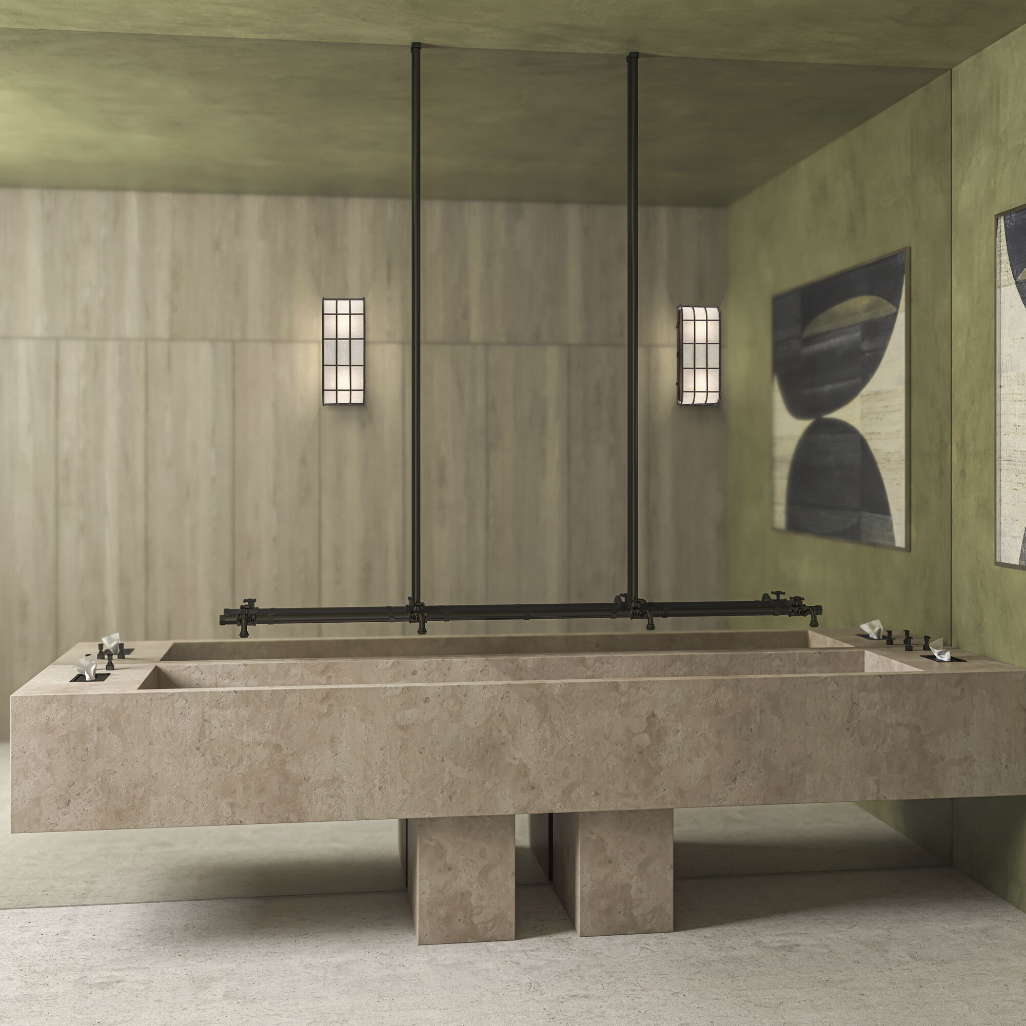 Blanchard 2 Light 14 inch English Bronze ADA Wall Sconce Wall Light