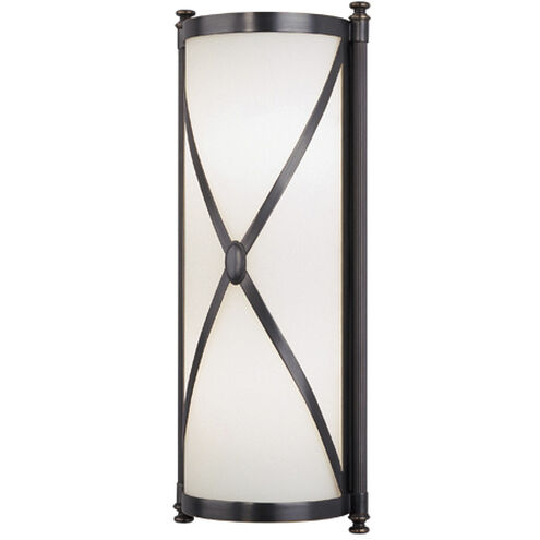 Chase 2 Light 6.5 inch Deep Patina Bronze Wall Sconce Wall Light