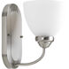 Heart 1 Light 5.75 inch Brushed Nickel Bath Vanity Wall Light