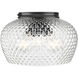 Adeline 3 Light 14 inch Modern Brushed Gold Flush Mount Ceiling Light