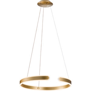Gianni 24 inch Brushed Champagne Pendant Ceiling Light