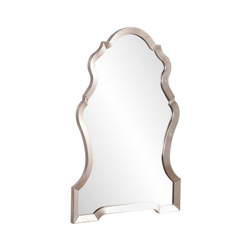 Nadia 44 X 29 inch Bright Silver Leaf Wall Mirror