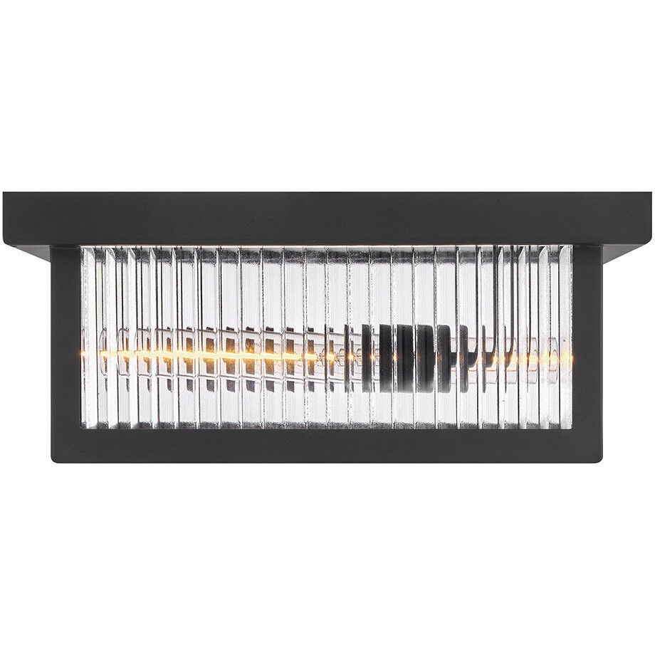Torrent 2 Light 14 inch Black Outdoor Flush Mount