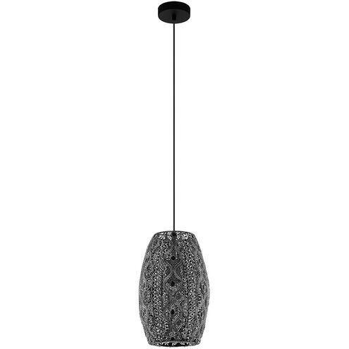 Riyadh 1 Light 8.86 inch Antique Black Pendant Ceiling Light