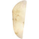 LumenAria Collection - Lumi Family 2 Light 6 inch Faux Alabaster Resin ADA Wall Sconce Wall Light in 4" D x 6" W x 13.5" H, EVOLV