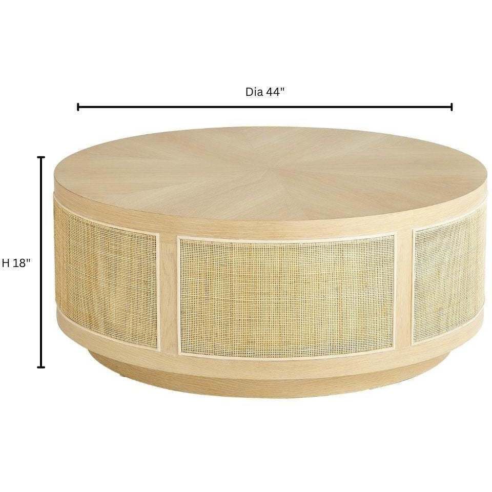 Lamu 44 inch Natural Coffee Table