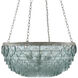 Quorum 8 Light 32.5 inch Silver Leaf Chandelier Ceiling Light, Small