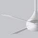 Atlas Donaire 52 inch Gloss White Outdoor Ceiling Fan, Coastal Wet Rated